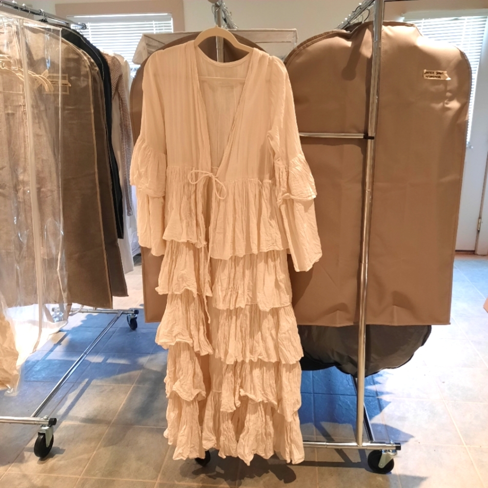Cream Wrap/Cover Up OS